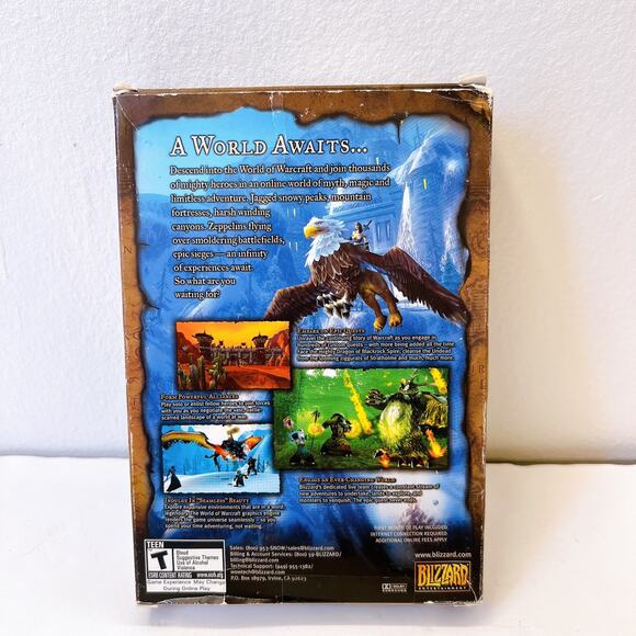 WORLD of WARCRAFT Computer Game COMPLETE and MINT Condition Window 2000/XP MAC - Picture 6 of 7